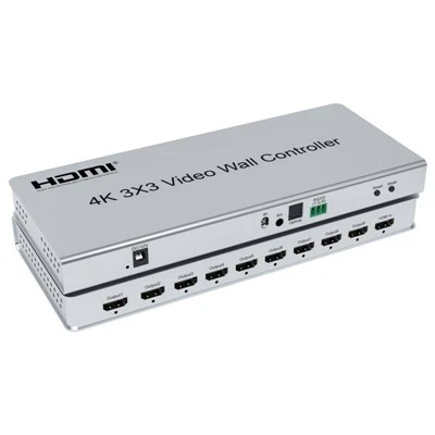 4K Video Wall Kontrollur 3x3 HDMI